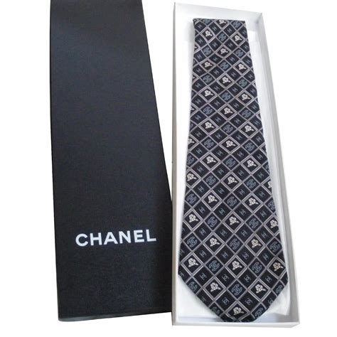 chanel tie 2016|used chanel ties for men.